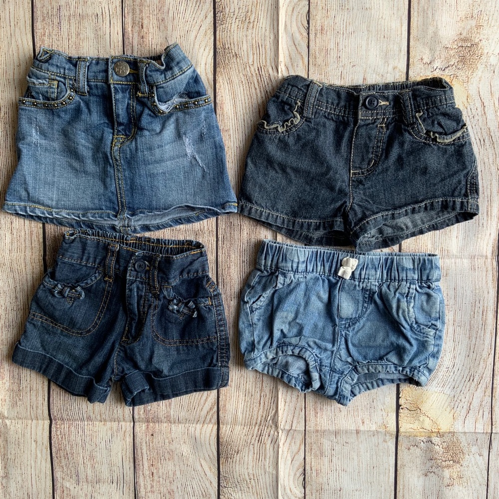 ❌sold❌Baby girl denim bottom shorts